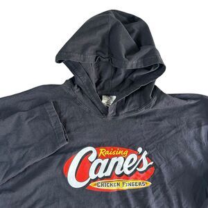 Raising Cane's Chicken Hoodie Sweatshirt Mens XXL Logo Graphic Cashier Employee